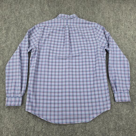 Ralph Lauren Shirt Mens Large Plaid Classic Fit Oxford Cloth Button Down Preppy - Picture 5 of 16